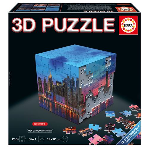 Puzzle 3D 216 pièces Educa NY Skyline