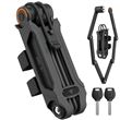 Antivol pliant Casr Fold avec support pour vélo et trottinette électrique Noir