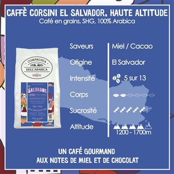 Café en grain Corsini El Salvador 250 g