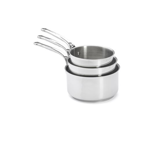 De Buyer Inox Casseroles Lot De 3 Milady Ø16-18-20 Cm