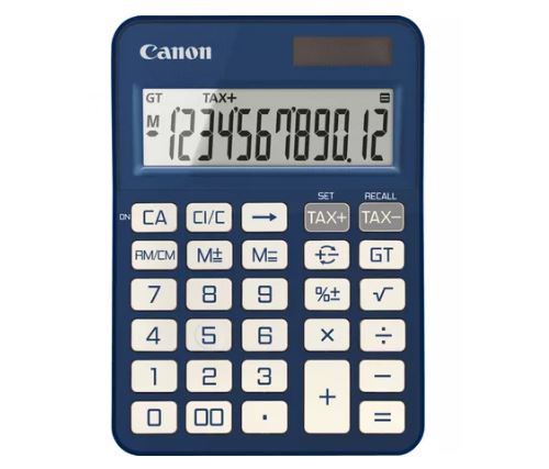 Calculatrice de bureau Canon KS-125KB 12 chiffres Bleu