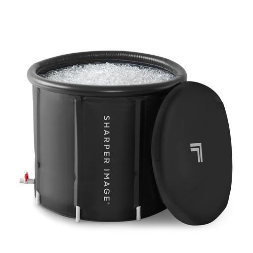 Soin Corps et Visage Sharper Image Bain de glace portable 80 cm Noir