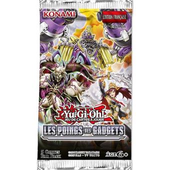 Pack de 5 cartes Konami Yu-Gi-Oh Les Poings des Gadgets