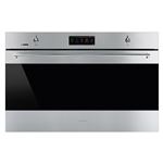 Four Multifonction pyrolyse 90 cm, 15 fonctions dont double chaleur tournante, ECO, Pizza, Décongélation et Levage, 3 niveaux de vapeur, sonde de cuisson, triple turbine, afficheur tactile TFT, connexion WIFI, rails télescopiques sortie totale