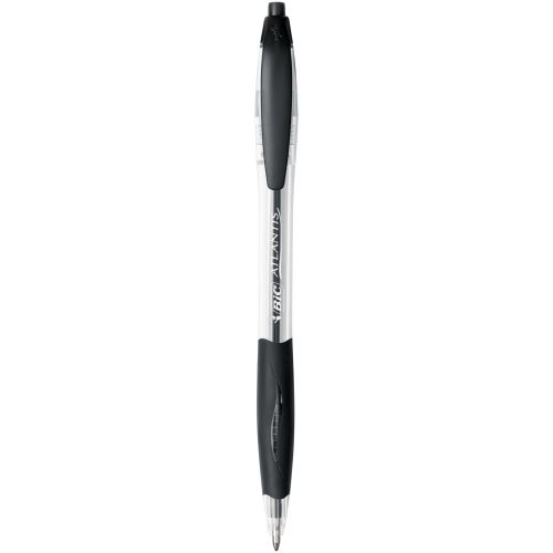 Bic Noir Stylo À Bille Atlantis