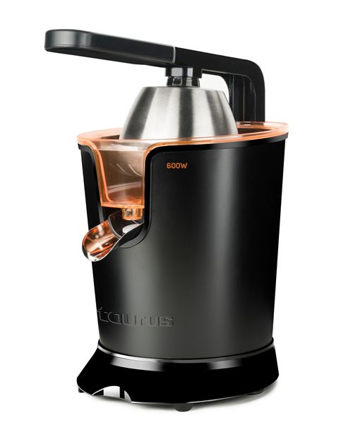 Presse-Agrumes À Levier Taurus Easy Press 600 W Noir Et Orange