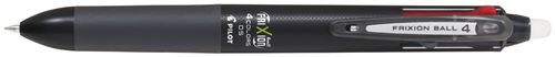Stylo roller Pilot Pen Frixion Ball 4 Colors Noir