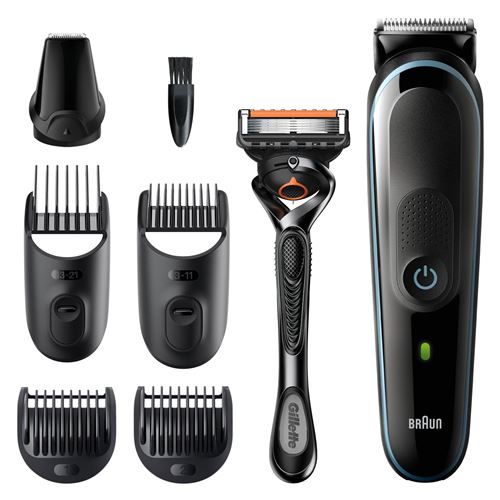 Tondeuse Braun Multigroomer 7 En 1 Mgk5345 Noir