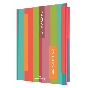 Agenda scolaire Oberthur 2023 2024 Integra PEFC Decor Box