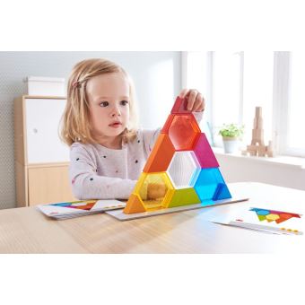 Jeu d’encastrement Haba cristaux colorés