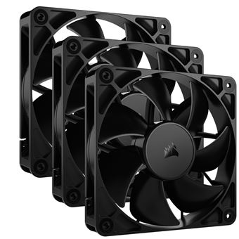 Pack de 3 ventilateurs PC Corsair RS120 120 mm noir - 1