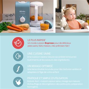 Test Béaba Babycook Duo : le robot cuiseur mixeur pour bébé qui voit double  - Les Numériques