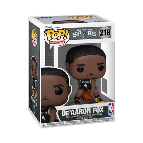 NBA Figurine POP! San Antonio Spurs: De'Aaron Fox 2025 Icon Edition Uniform 9 cm - vue 4