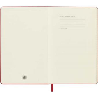 Agenda scolaire Moleskine 2022 2023 Semainier format de poche Rigide Rouge