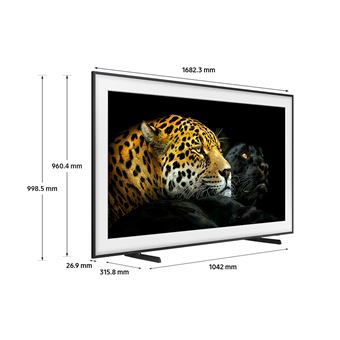 Tv Samsung The Frame 75 Qled Qe75ls03a Noir Tv Led Lcd Achat Prix Fnac