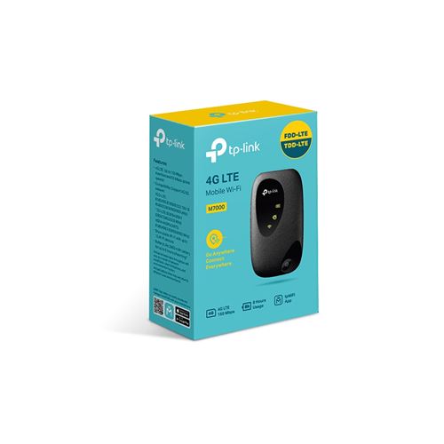 Routeur Wi-Fi mobile TP-LINK M7000 4G LTE Noir et Gris