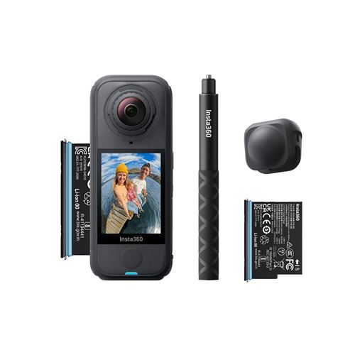 Starter Bundle Caméra 360 Insta360 X4 Air Noir Graphite
