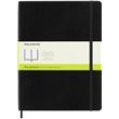 Carnet classique très grand format à pages blanches Moleskine Couverture souple Noir