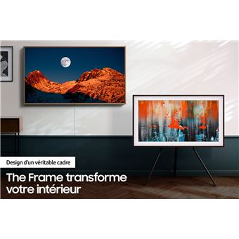 Tv Samsung The Frame Qe43ls03t Qled 4k Uhd Smart Tv 43 Noir 2020 Tv Led Lcd Achat Prix Fnac