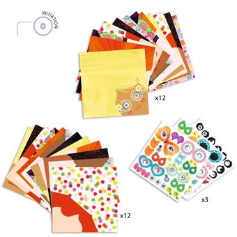 Jeu créatif Djeco Frimousses Initiation à l’origami