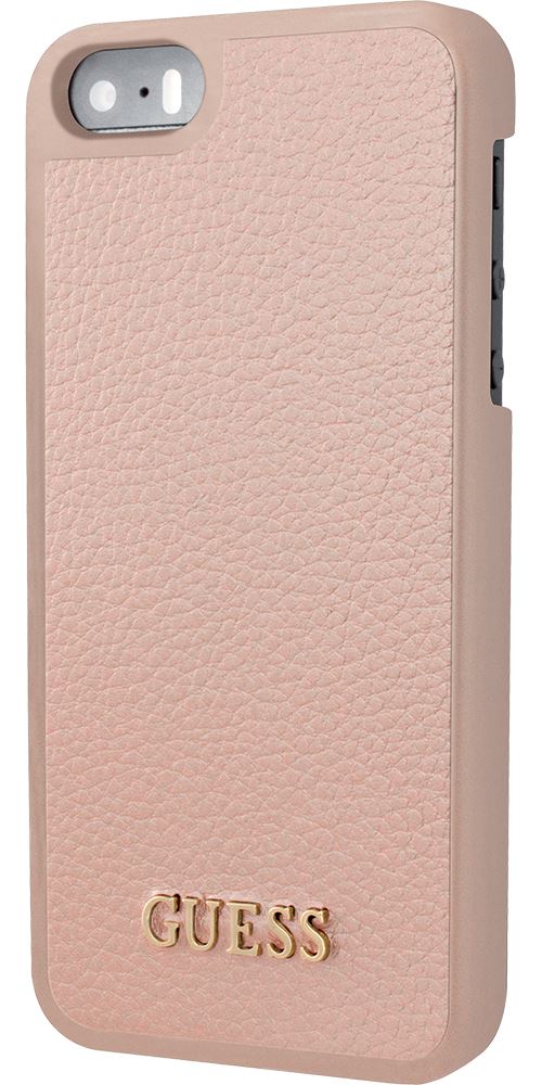 Coque rigide Guess Iridescent rose doré pour iPhone 5/5S/SE