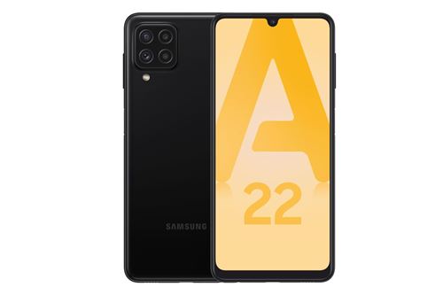 Smartphone 6,4 64Go SAMSUNG A22 4G NOIR