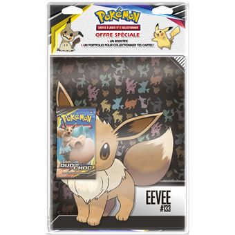 Pack Cahier range-cartes et Booster Pokémon Soleil et Lune 9 Modèle aléatoire