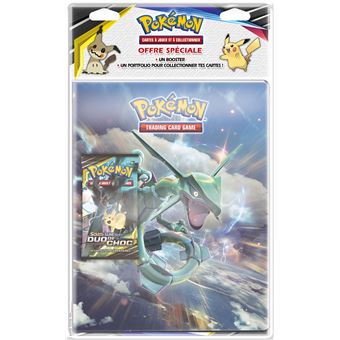 Pack Cahier range-cartes et Booster Pokémon Soleil et Lune 9 Modèle aléatoire