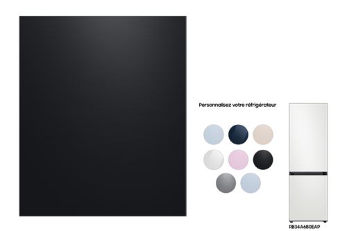 Porte Inférieure Samsung Ra-B23Ebbb1Gg Pour Réfrigérateur Combiné Bespoke Noir Carbone