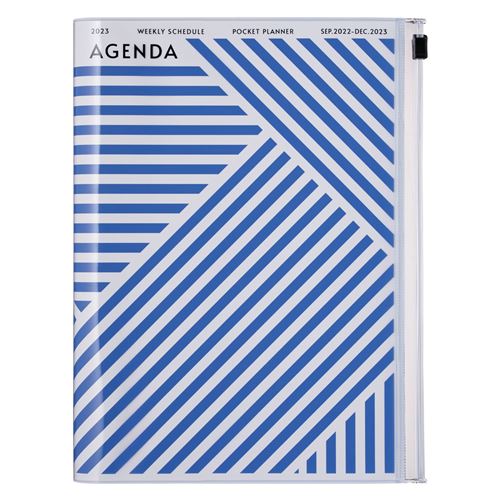 Agenda scolaire Mark's Geometric 2022 2023 A5 Bleu