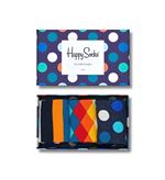 Chaussettes hautes Happy Socks Pack de 3 paires classiques multicolores Taille 41-46