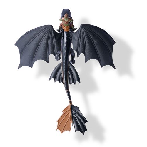 Lampe De Chevet Artisanale Dragon KROKMOU - Personnalisable Avec Prénom, Céramique Noire, Abat-jour Coton - 4