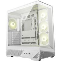 MSI MAG PANO 130R PZ - Mid tower - ATX - panneau latéral fenêtré (verre trempé) - pas d'alimentation (ATX) - blanc - USB/Audio