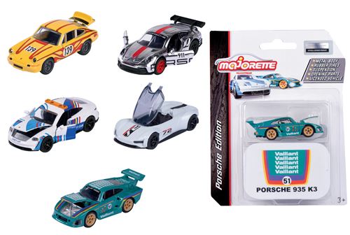 Majorette Multicolore Voiture Porsche Deluxe Modèle Aléatoire