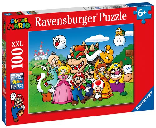 Puzzle 100 pièces XXL Ravensburger Super Mario Fun État correct - N/A (Il n'y a pas assez d'in reconditionné disponible sur Fnac