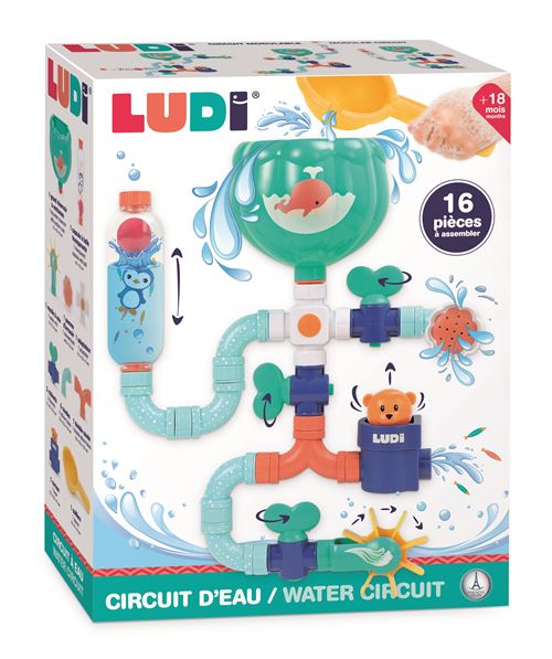 Jouet pour le bain Ludi Grand Circuit d'eau
