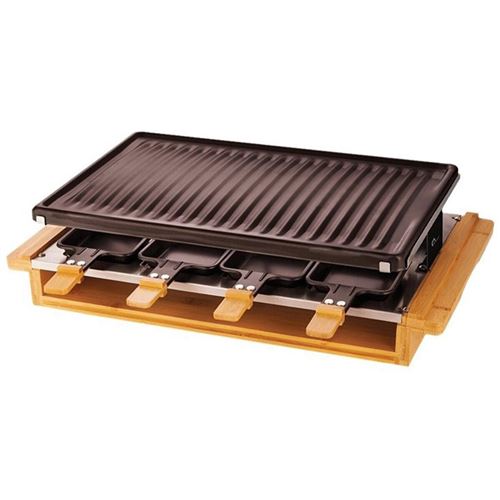 Little Balance Noir Premium Bambou 8 - Raclette/Grill - 1.2 Kwatt