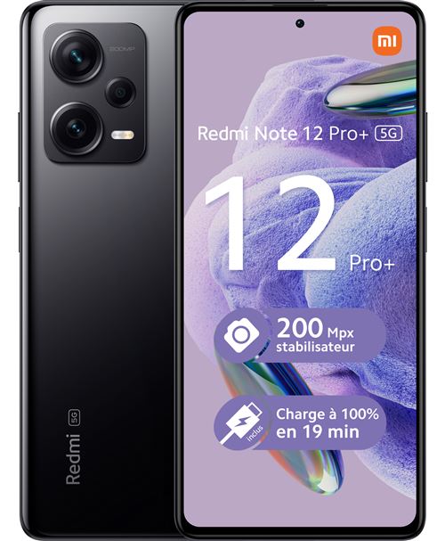 Smartphone Xiaomi Redmi Note 12 Pro Plus 6,67 5G Double nano SIM 256 Go Noir