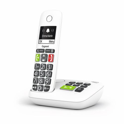 Téléphone fixe sans fil Gigaset E200A Solo Blanc