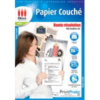 Micro Application Papier Autocollant Transparent - Pochette 8 Feuilles  Étiquettes Adhésif Transparent A4, Impressions - 5091 : :  Fournitures de bureau