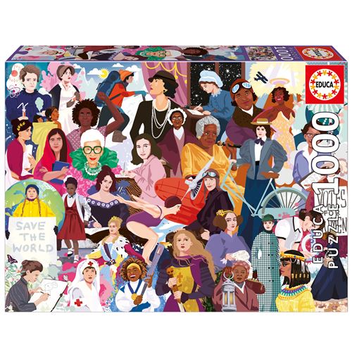 Puzzle 1000 pièces Educa Femmes Emblématiques