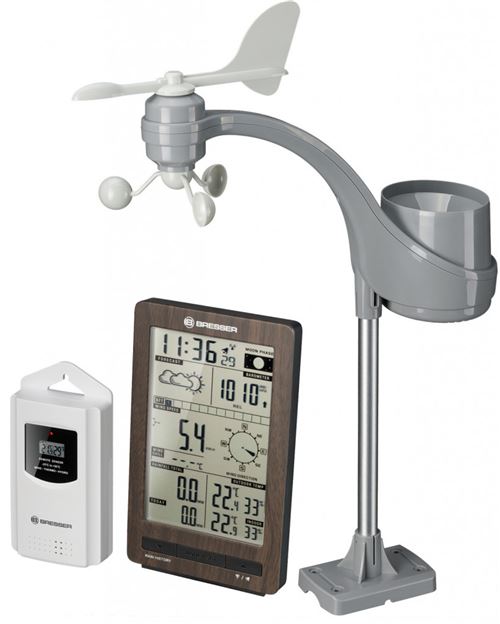 Station météo Bresser ClimaTemp Aspect Bois Marron Achat & prix fnac