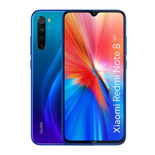 Smartphone Xiaomi Redmi Note 8 2021 6,3 128 Go Double SIM Bleu neptune