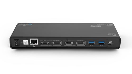 Urban Factory HUBEE PRO - Dockingstation - USB-C 3.1 - 2 x HDMI, 2 x DP - GigE - 130 Watt