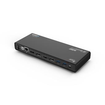 Station d'accueil USB Type C et USB Type A 5K/4K Multi-écra Urban Factory Hubee Pro Noir