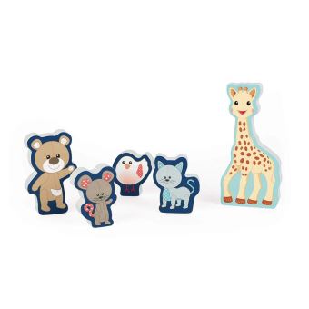 Puzzle en bois Janod Sophie La Girafe 5 pièces