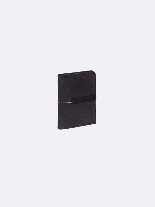 Portefeuille Faguo Cuir et nylon Noir