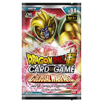 Booster de cartes Dragon Ball Super Colossal Warfare - Carte   collectionner - Achat & prix | fnac