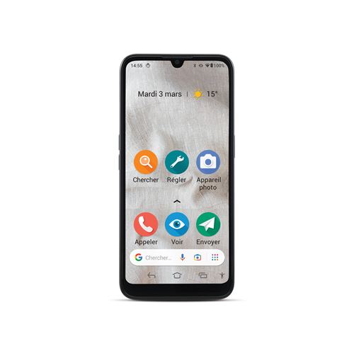 Smartphone Doro 8100 6,1 4G Nano SIM Gris anthracite