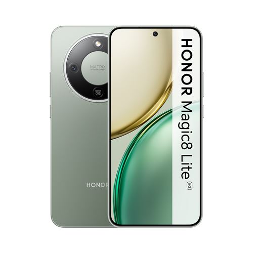 Honor Magic8 Lite 5G 17,2 cm (6.79") Double SIM Android 15 USB Type-C 8 Go 256 Go 7500 mAh Vert